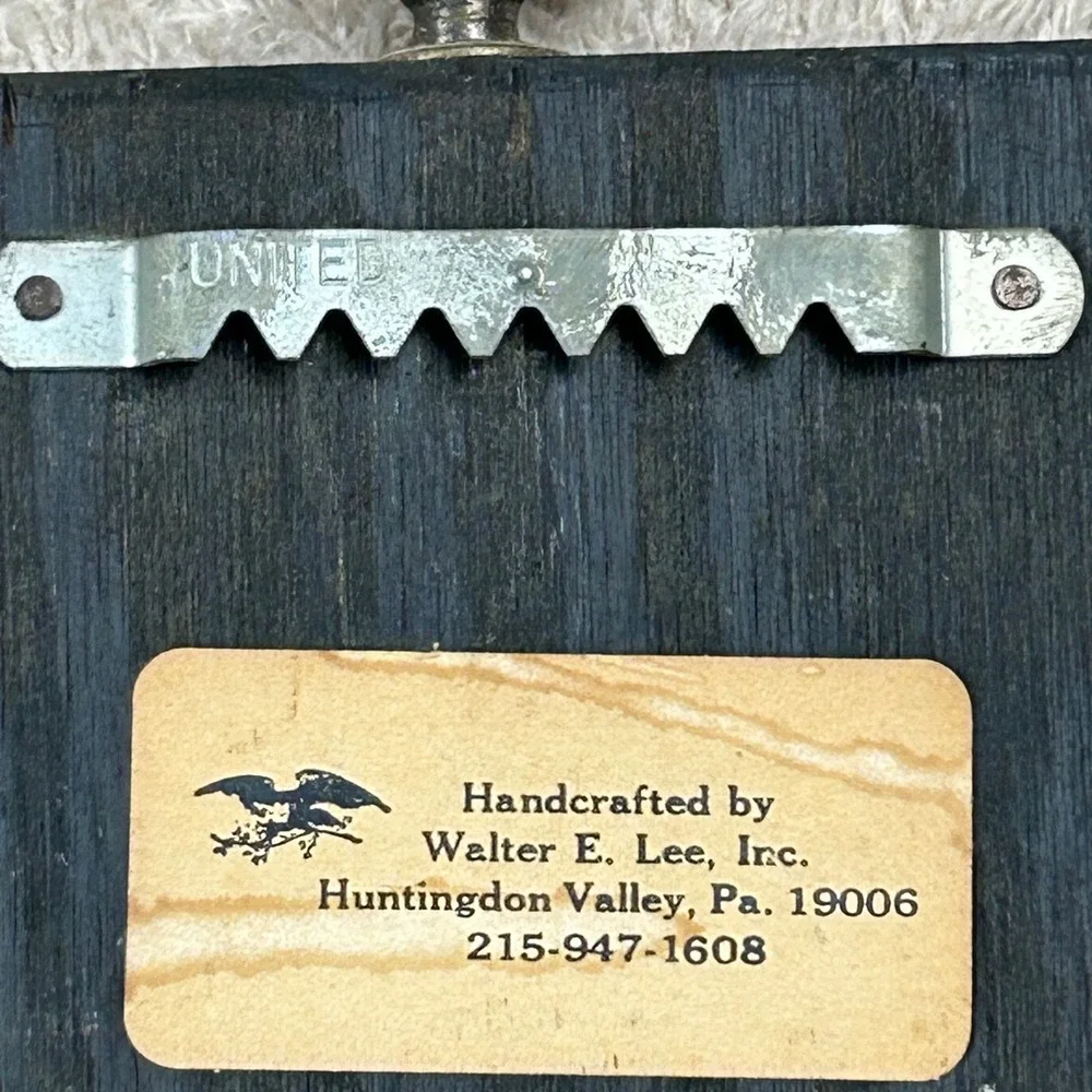 Vintage Pennsylvania Railroad Wood Plaque Walter E Lee Train Decor New York City